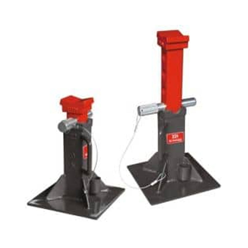 Lot d'un cric extra-bas acier ULTIMATE 2t + Chandelles 2t - KS TOOLS - 161.0367-A2