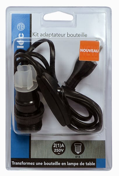 Adapterkit för flaska med E14