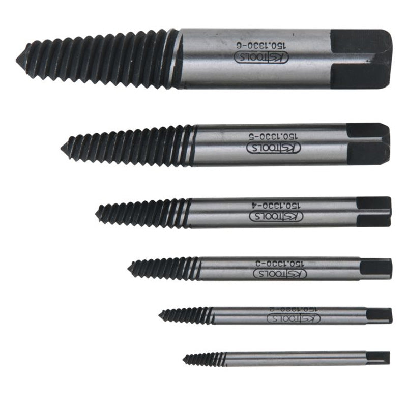 Jeu d'extracteurs de goujons pour goujons de M3-M18 6 pcs - KS TOOLS - 150.1330
