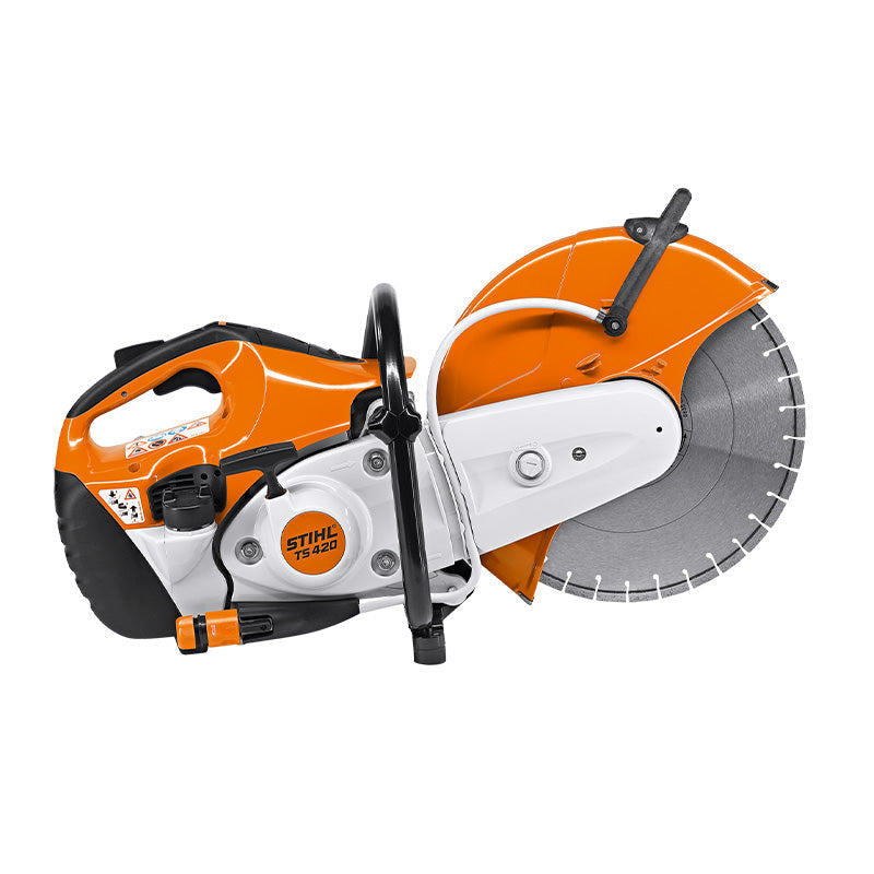 Lot de 20 Disques + 1 Découpeuse à disque STIHL TS420 OFFERTE (5 Mixtes LBA50 350mm - 5 béton LT30 350mm - 10 Acier AS30S 350mm)