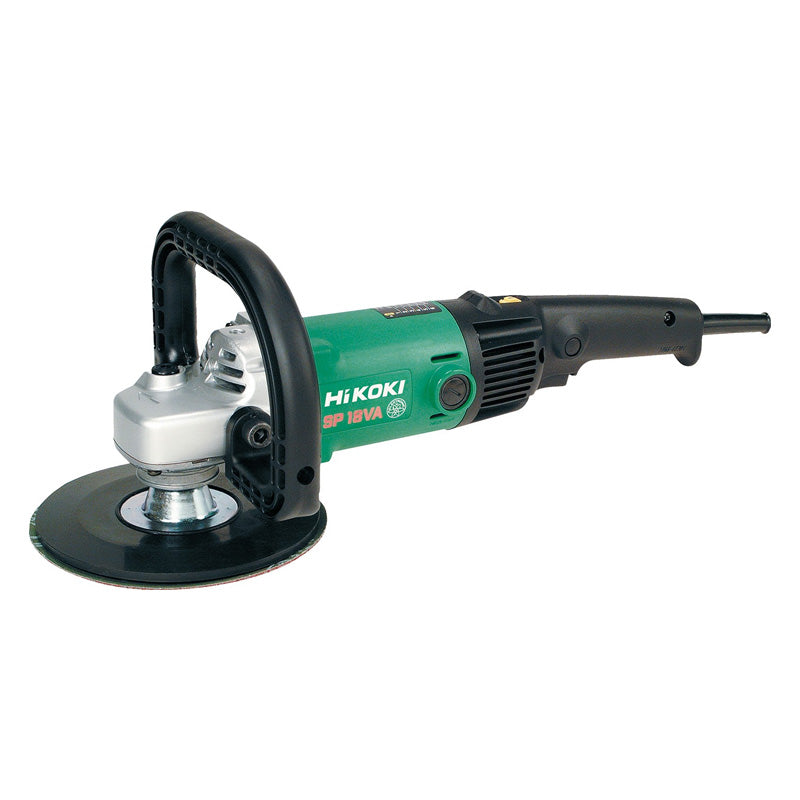 Polisseuse Ø180mm 1250W HIKOKI SP18VAUBZ 5 vitesses pré-réglables de 600 à 3400 tr/min