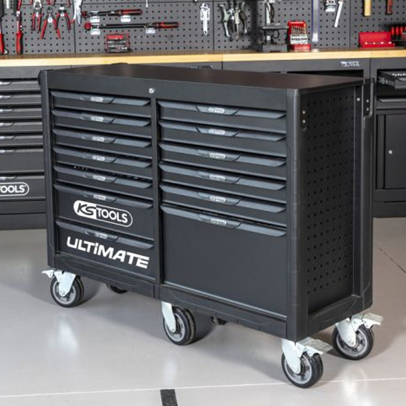 Servante ULTIMATE® 13 tiroirs et 6 roues - KS TOOLS - 816.0013
