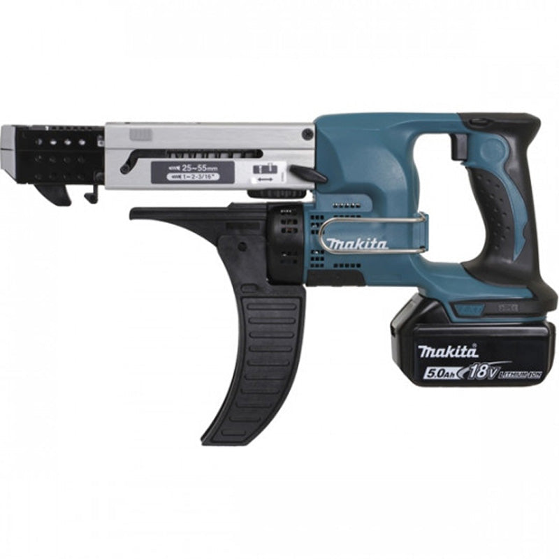 Visseuse à placo automatique 2x5Ah 18V LXT ® MAKITA DFR550RTJ en MAKPAC