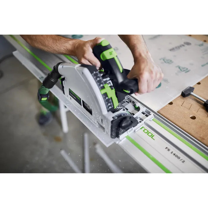 Tauchsäge Festool TS 55 FEBQ-Plus, Handkreissäge 1200 W, Schnittleistung bis 55mm, mit Koffer