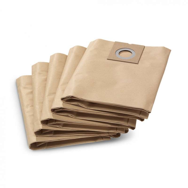 Paquet de 5 Filtres en papier KARCHER 6.904-290.0 pour NT 27/1