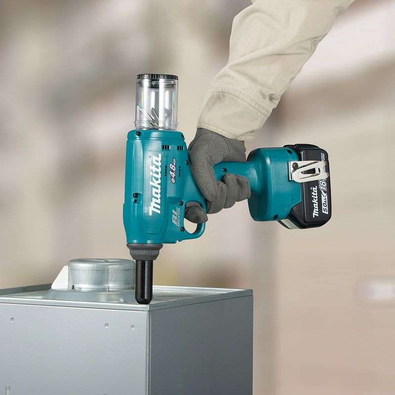 Riveteuse rivet Ø4,8mm 18V LXT ® MAKITA DRV150ZJ en MAKPAC