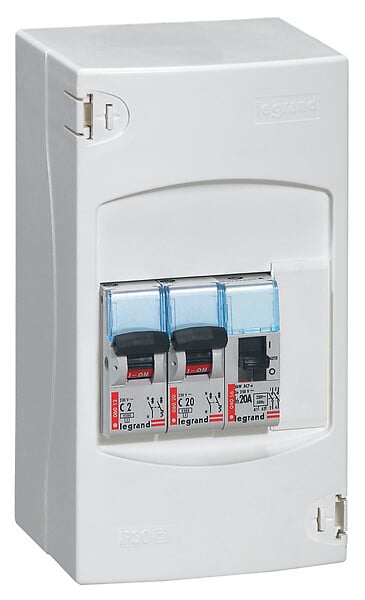 Tableau commande automatique pré-équipé chauffe-eau - Blanc - 4,6kW
