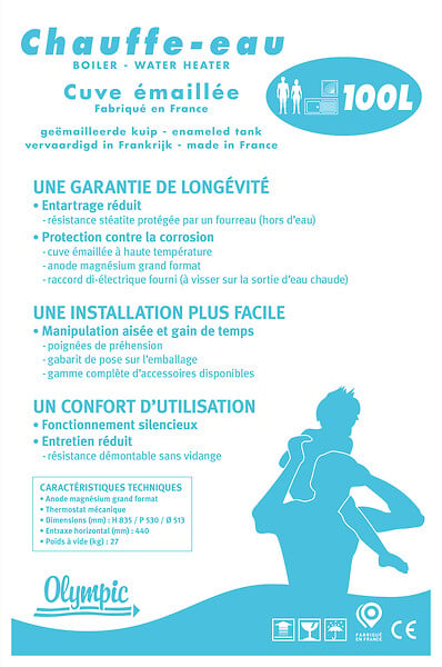 Chauffe-eau Olympic - 100L
