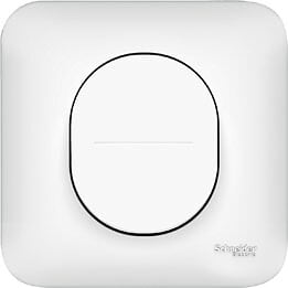 Ovalis - Bouton poussoir 10A - Blanc