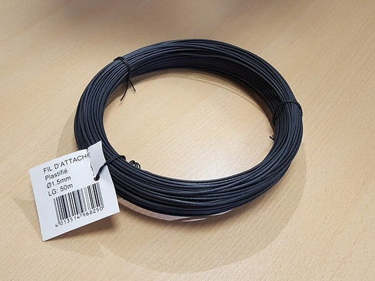 Fil d'attache - Gris - D1,5mm x L. 50m