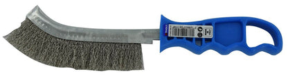 Tivoly   Brosse ERGONOMIQUE - convexe - Garniture INOX ondulé