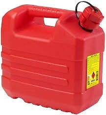 Jerrican plastique essence - 10L