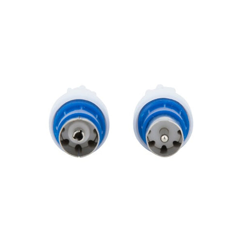 Jeu de 2 fiches TV 6,52 mm m-femelle