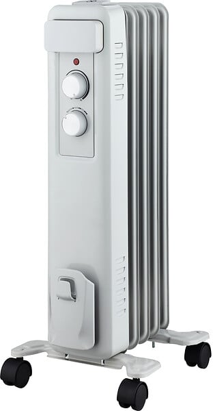 Radiateur bain d'huile - Blanc et gris - 2500W