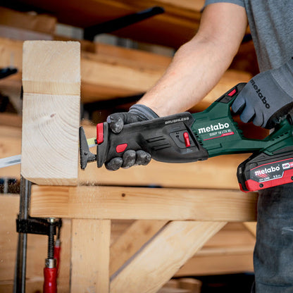 Scie sabre METABO 32mm 18V SSEP 18 LT BL - Pick+Mix (vendu sans batterie) coffret metaBOX