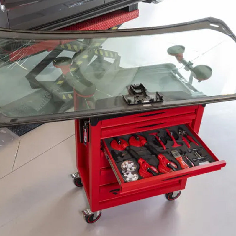 Servante RACING 6 tiroirs équipée de 184 outils  - KS TOOLS - 855.6184