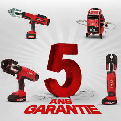 Sertisseuse L2X VIRAX 253571 - 20kN + 2 batteries 18V 2Ah Li-Ion CAS + pince mère