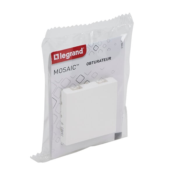 Obturateur Mosaic blanc - 2 modules
