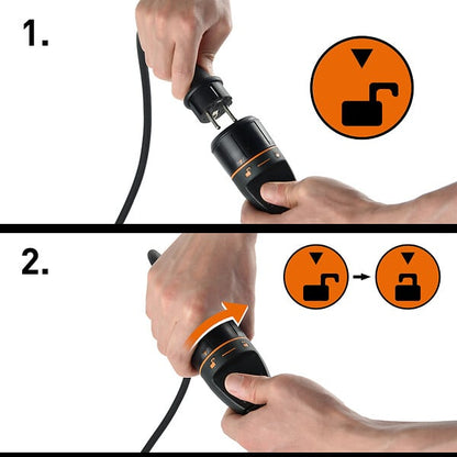 Enrouleur jardin electralock 30m