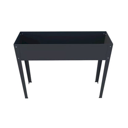 Jardinière haute Nevada - 100 x 30 x 80 cm - gris