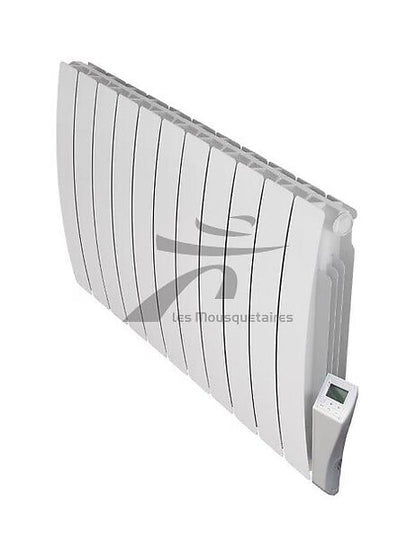 Radiateur électrique à inertie fluide galbe Varno - 1800W