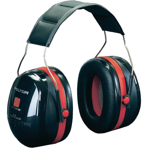 H540A-411-SV - Casque 3M™ PELTOR™ Optime™ III Rouge/Noir - SNR 35 dB