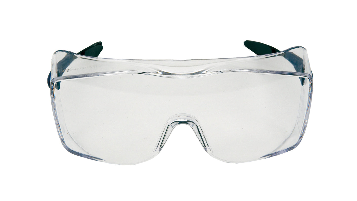 Surlunettes de protection OX3000 - Incolore - Anti-Rayures - Anti-Buée - Anti-Statique - Anti-Projections Chimiques Incolore