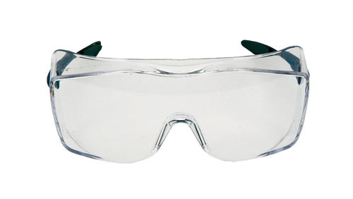 Surlunettes de protection OX3000 - Incolore - Anti-Rayures - Anti-Buée - Anti-Statique - Anti-Projections Chimiques Incolore