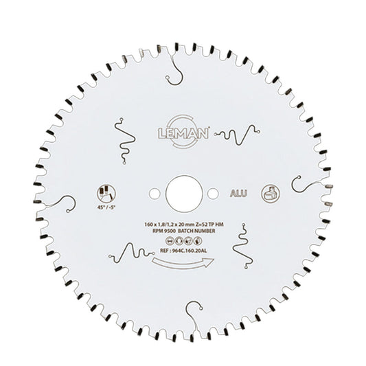 Lame fine LEMAN pour scie circulaire portative - pour alu