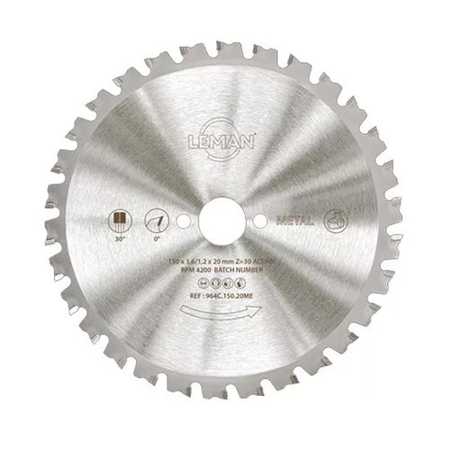 Lame fine LEMAN pour scie circulaire portative - pour métal