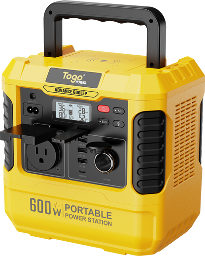 Station d'energie - TOGO POWER - Technologie batterie LiFEPO4 - ADVANCE600LFP - Sortie max AC 1200W