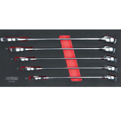 Composition d'outils 3 tiroirs pour servante, 158 pièces  - KS TOOLS - 714.0158
