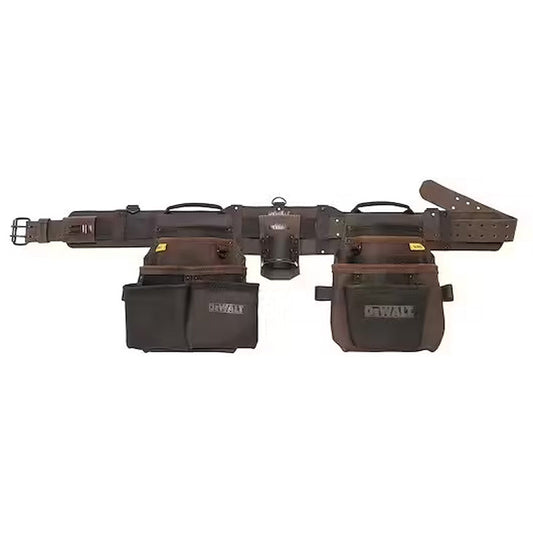 Ceinture cuir porte-outils renforcée – 18 poches DEWALT DWST50113-1