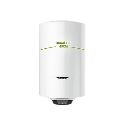 Chauffe-eau electrique vertical mural ARISTON Pro 1 Eco 50 l - Ø 450 mm