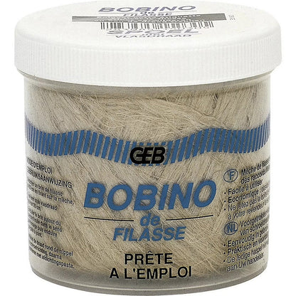 Filasse de lin peigné GEB complément de pâte à joint pour raccords filetés métal 80g