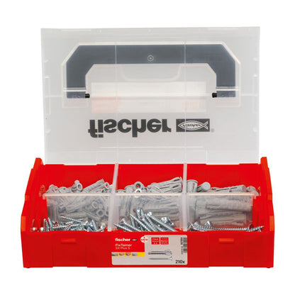 Coffret FixTainer chevilles SX Plus 6,8 / 10 avec vis FISCHER 567894