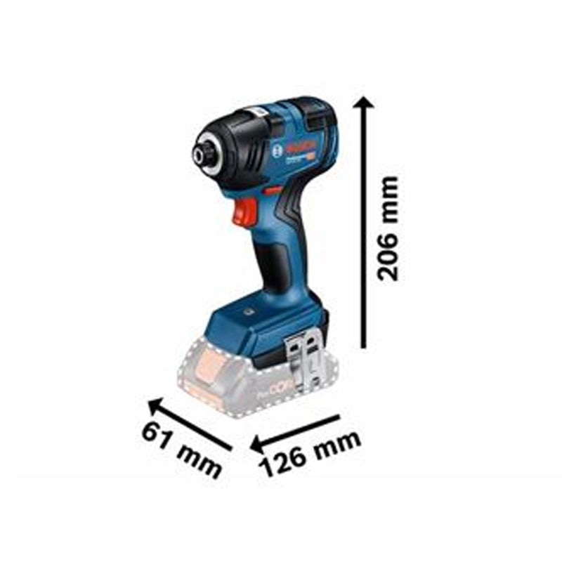 Visseuse à chocs sans-fil BOSCH GDR 18V-200 - 0 601 9J2 105 Professional (vendu sans batterie) en carton