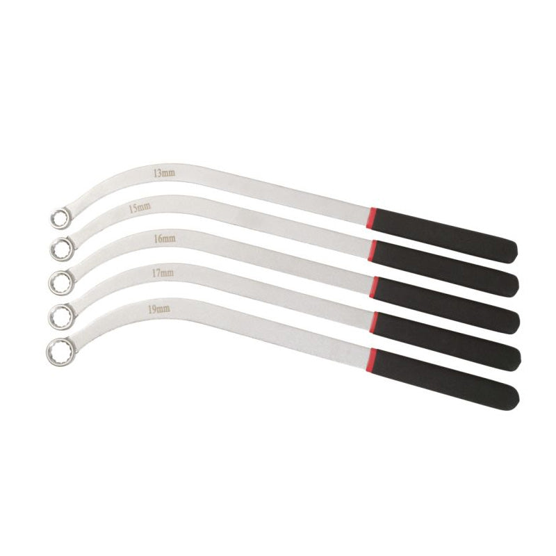 Jeu de 5 clés 12 pans pour poulies et galets tendeurs, 13-15-16-17-19 mm  - KS TOOLS - 150.1200