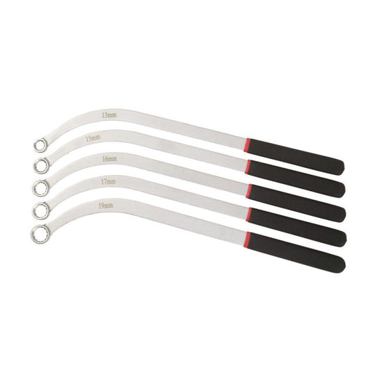 Jeu de 5 clés 12 pans pour poulies et galets tendeurs, 13-15-16-17-19 mm  - KS TOOLS - 150.1200