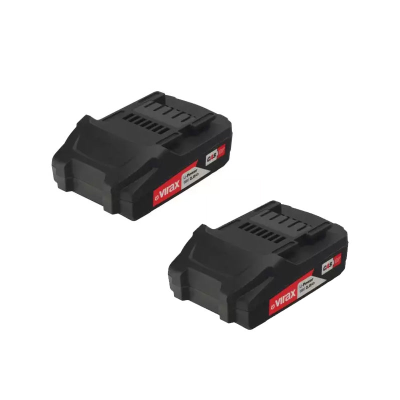 Sertisseuse L2X VIRAX 253571 - 20kN + 2 batteries 18V 2Ah Li-Ion CAS + pince mère