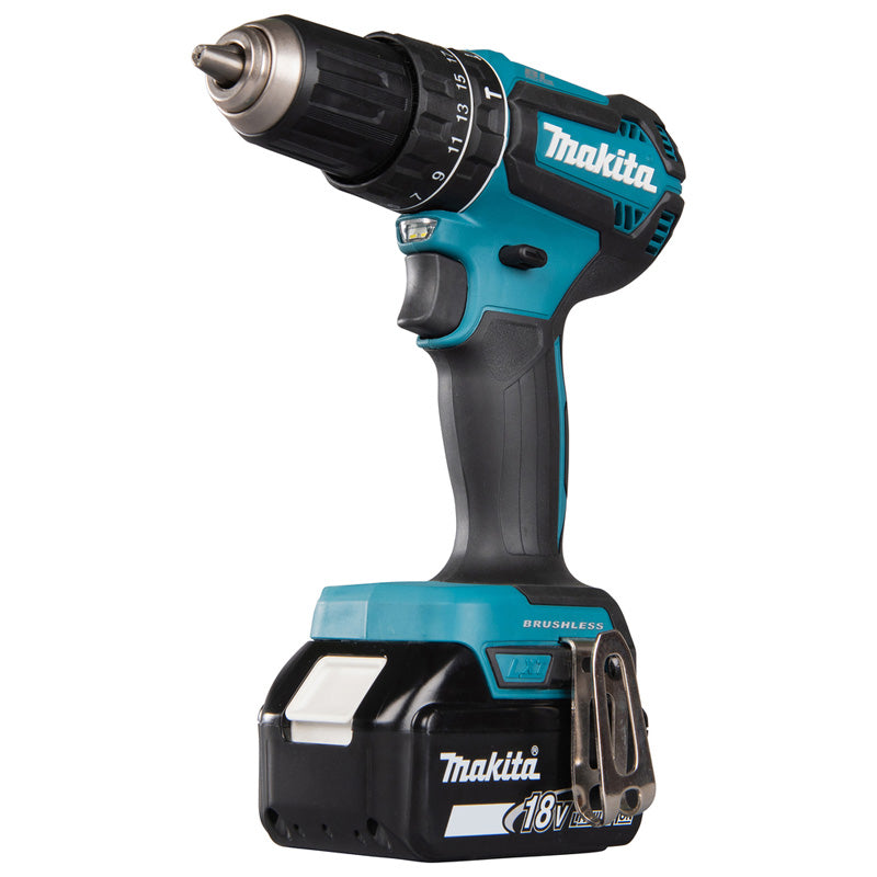 Perceuse visseuse Brushless 18V  DHP485RMJ  2 x 4 Ah - Ø 13 mm - 50 Nm en Makpak