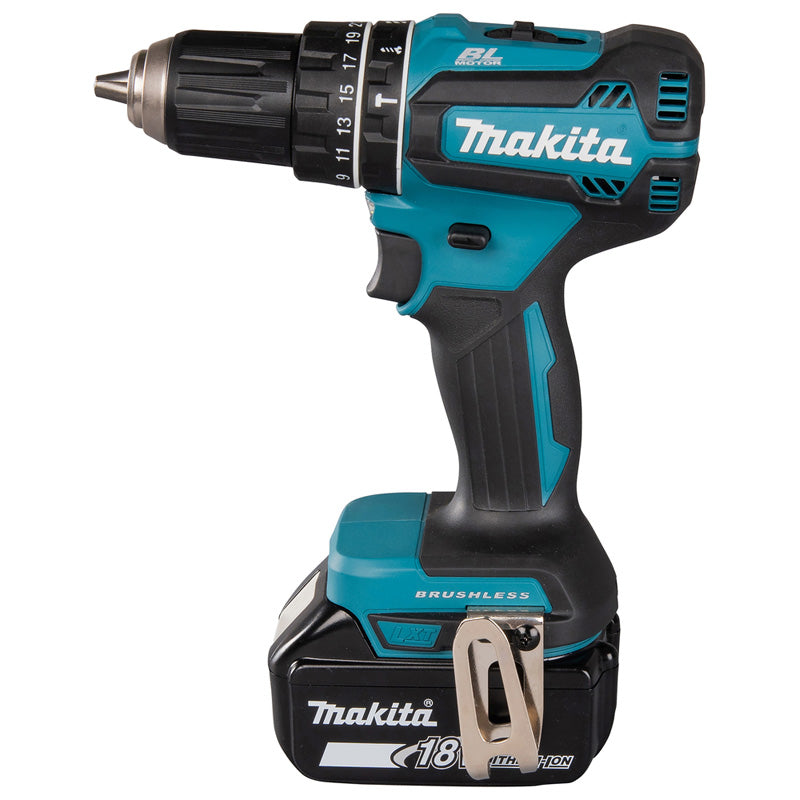 Perceuse visseuse Brushless 18V  DHP485RMJ  2 x 4 Ah - Ø 13 mm - 50 Nm en Makpak