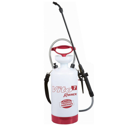 Pulverisateur RIBIMEX 7L à pression préalable spécial produits agressifs "VITO7"