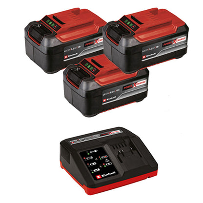 Pack 4 machines 18V 3 x 5,2Ah EINHELL Professional Brushless Power X-Change - E-case