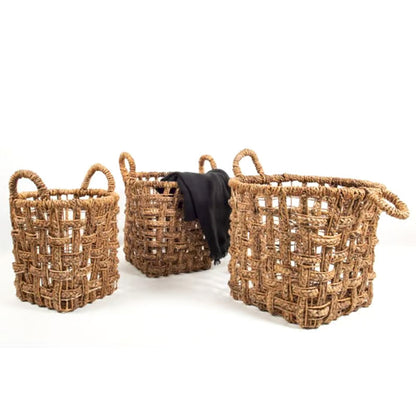 Panier Pauline - 38 x 41 x 41 cm - taille L - jute - naturel