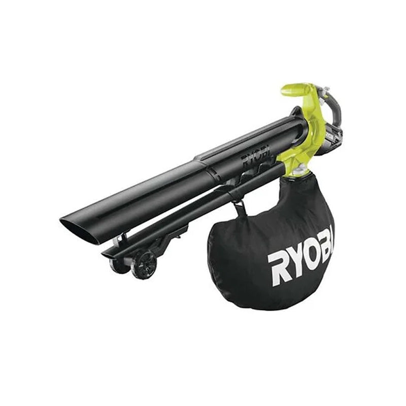 Souffleur aspiro-broyeur 18V RYOBI OBV18 Brushless sac collecteur 35L (vendu sans batterie)