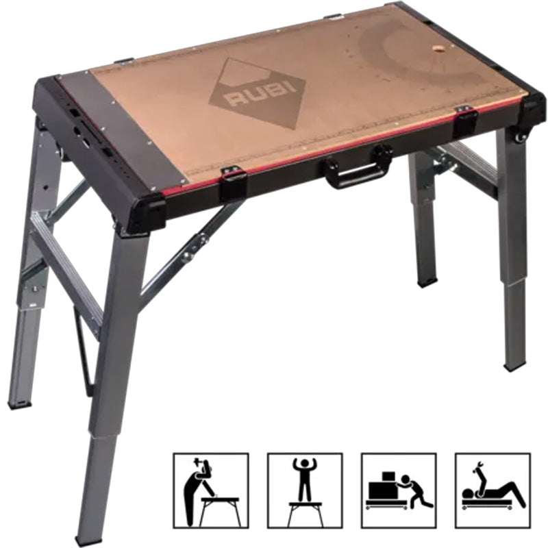 Table de travail reglable 4 en 1 - RUBI - 66924