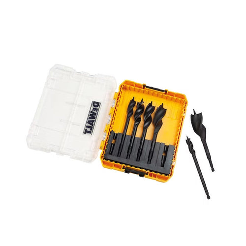 Coffret TOUGHCASE de 6 mèches à bois DEWALT DT90238-QZ 3 pointes Extrême