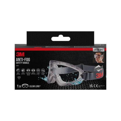 Lunette-masque grand confort 3M™ 2891S Scotchgard™