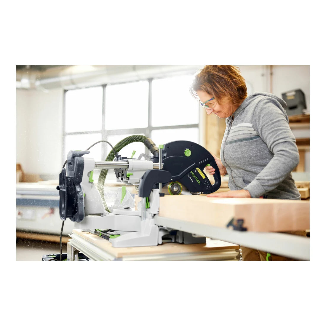 Scie à onglets radiale Festool KS 120 REB-Set-UG KAPEX